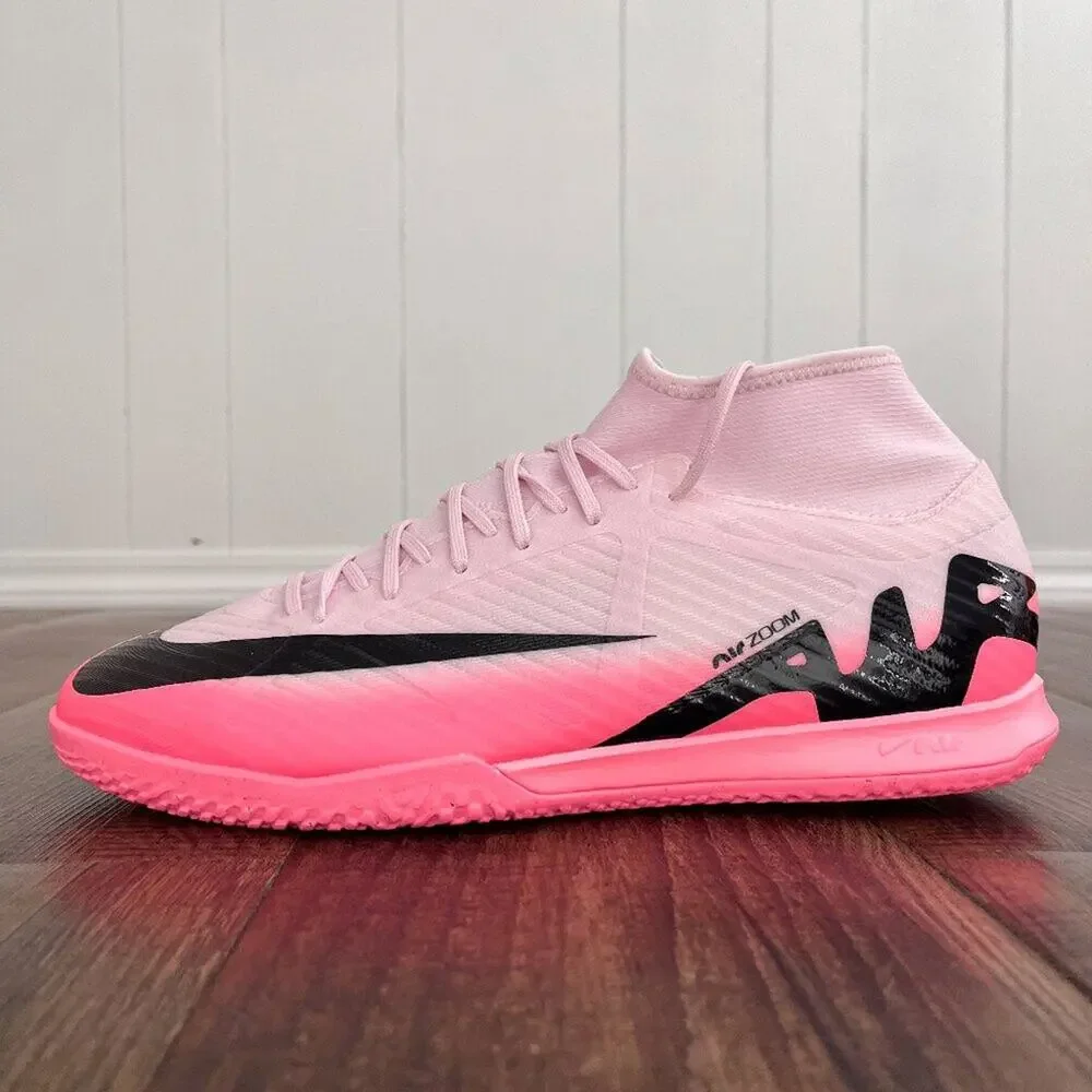 Nike Zoom Superfly 9 Academy IC Indoor Soccer Shoes DJ5627-601 Mens Size 10 Pink